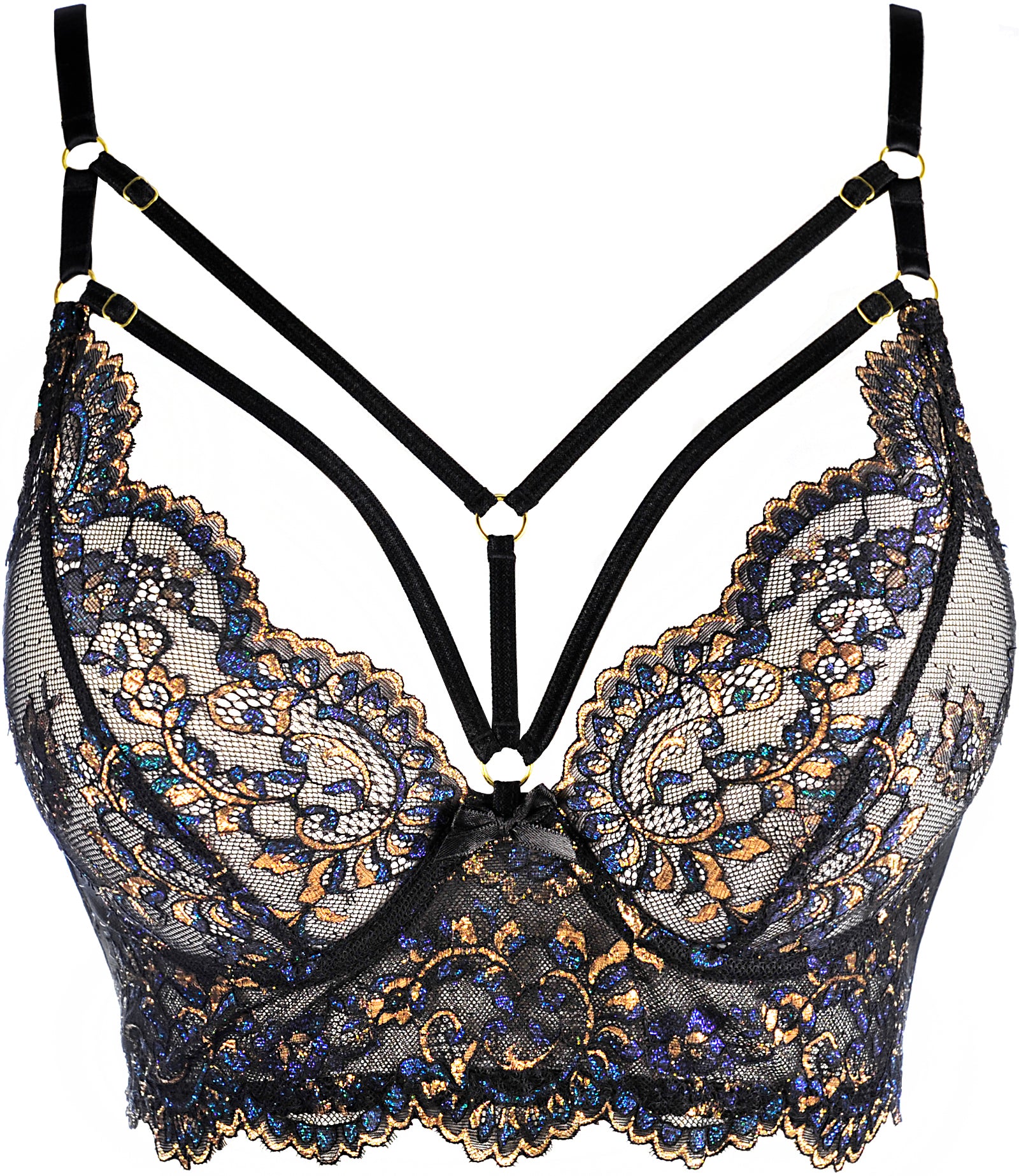 Lana Corset Bra Black