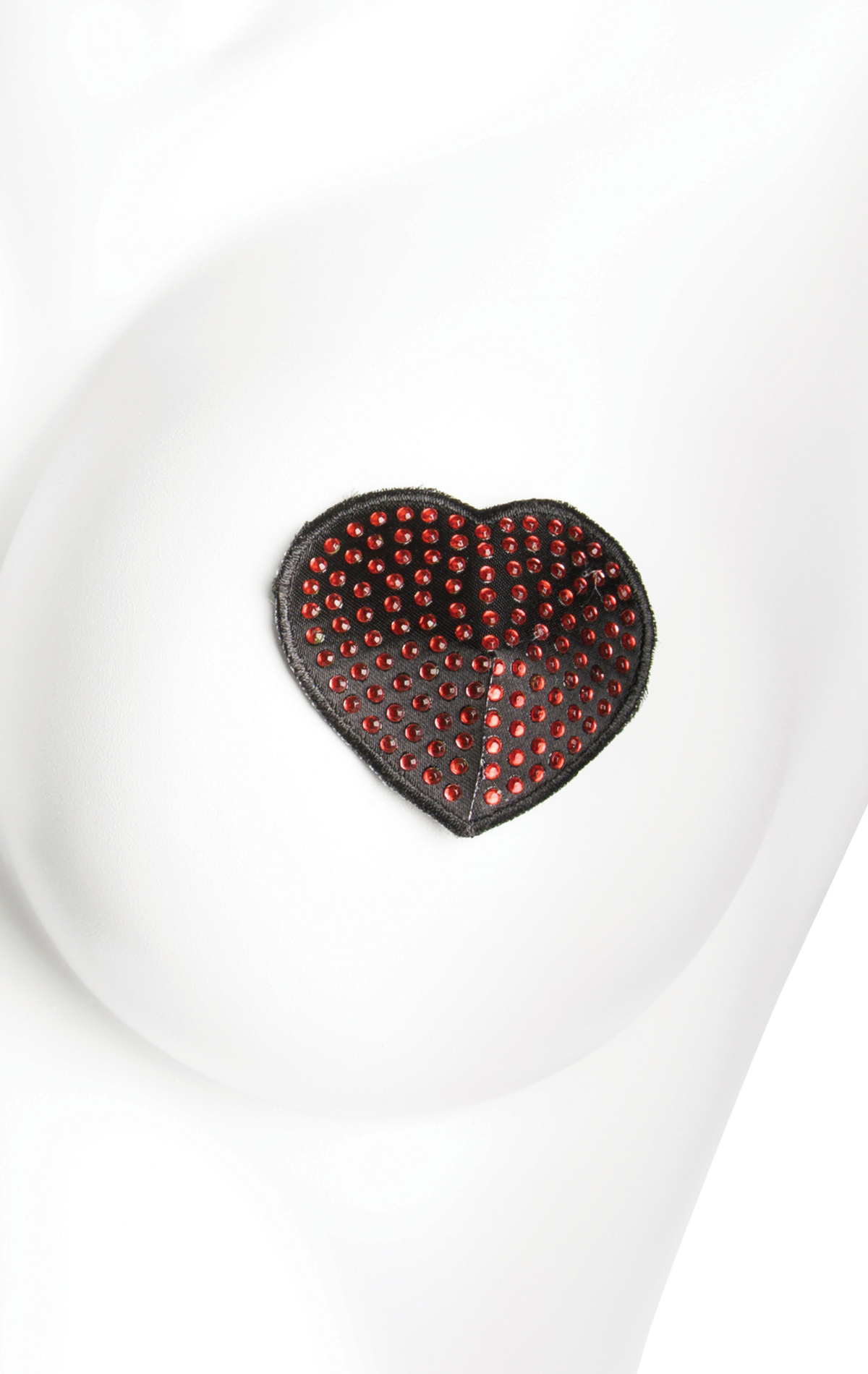 Heart Shape Pasties Red or Black