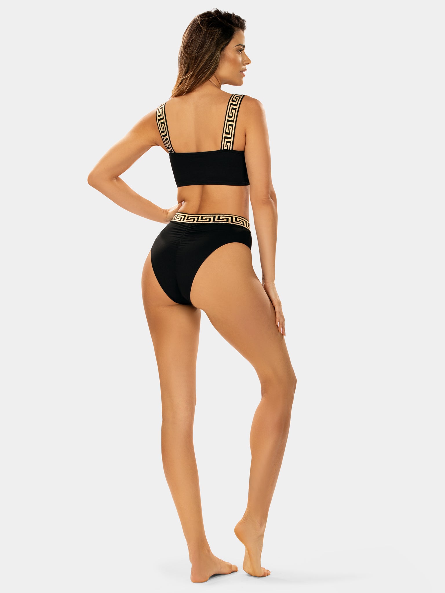 Soleil d'Or Bikini Set Black & Gold