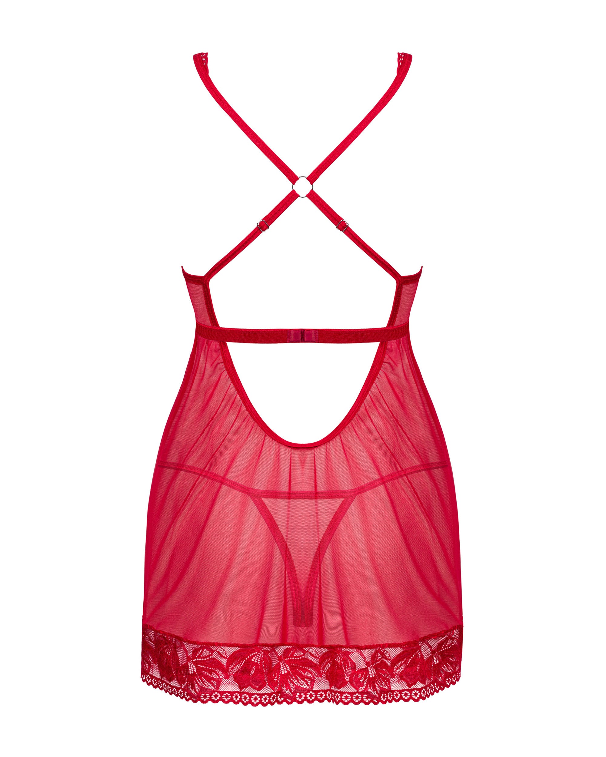 Lacelove Baby Doll Red
