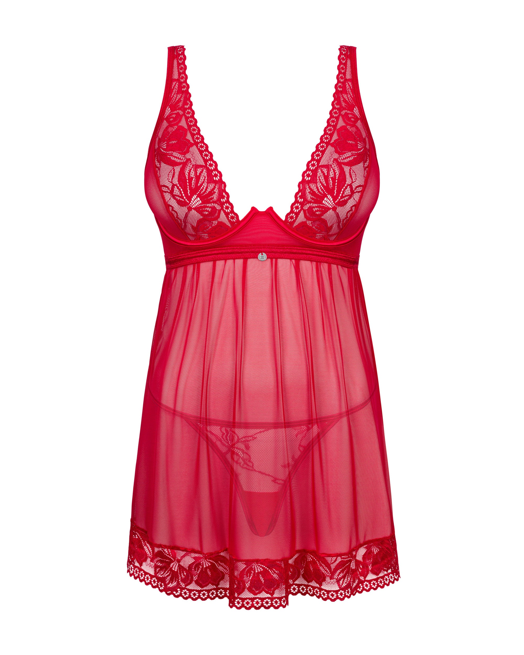 Lacelove Baby Doll Red