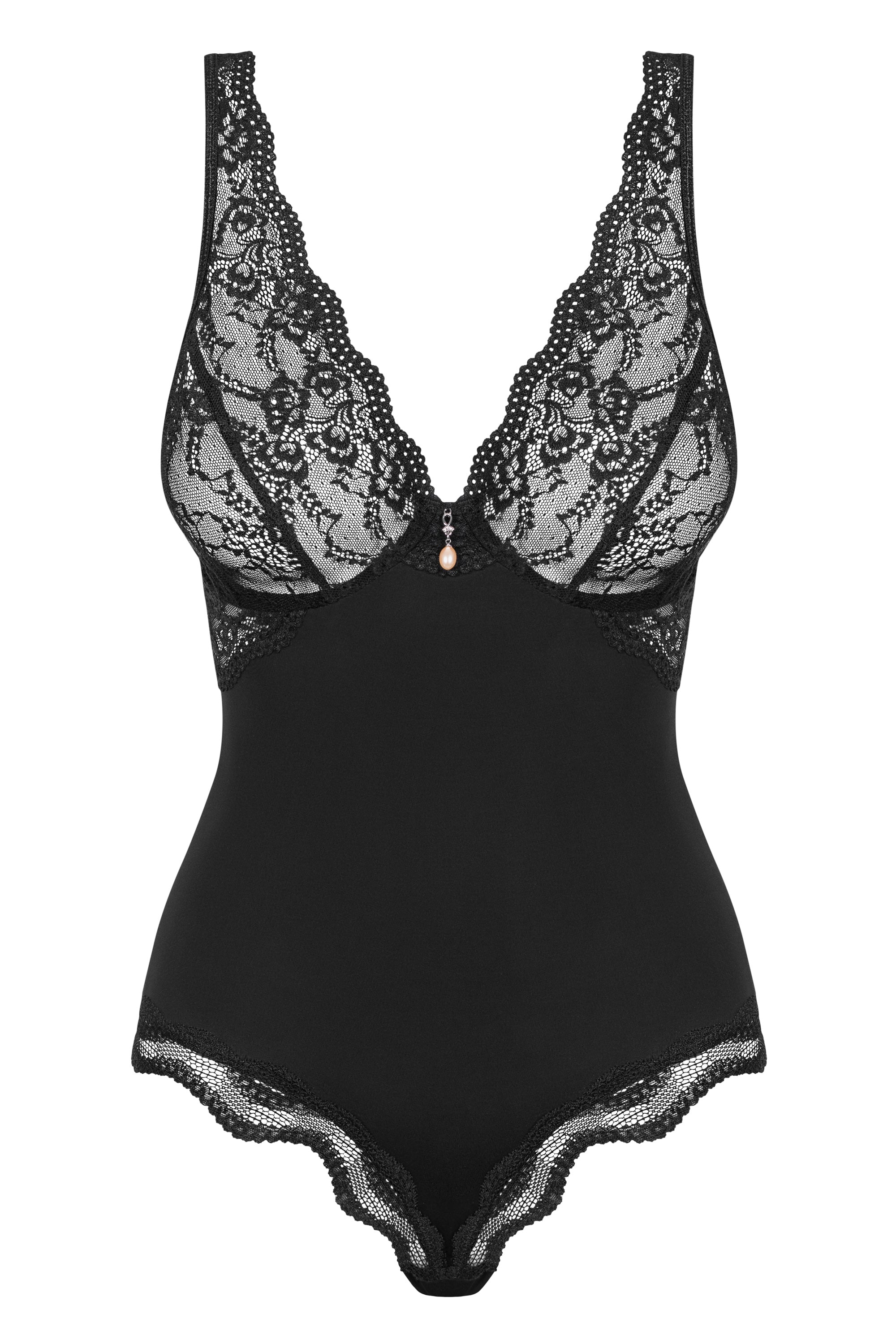 Luvae Black Lace Bodysuit