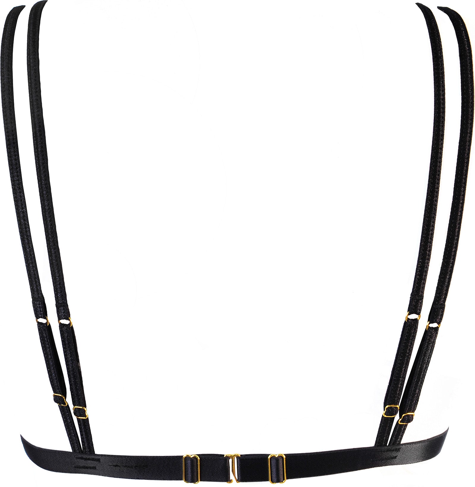 Zara Black or Red Detail Bralette