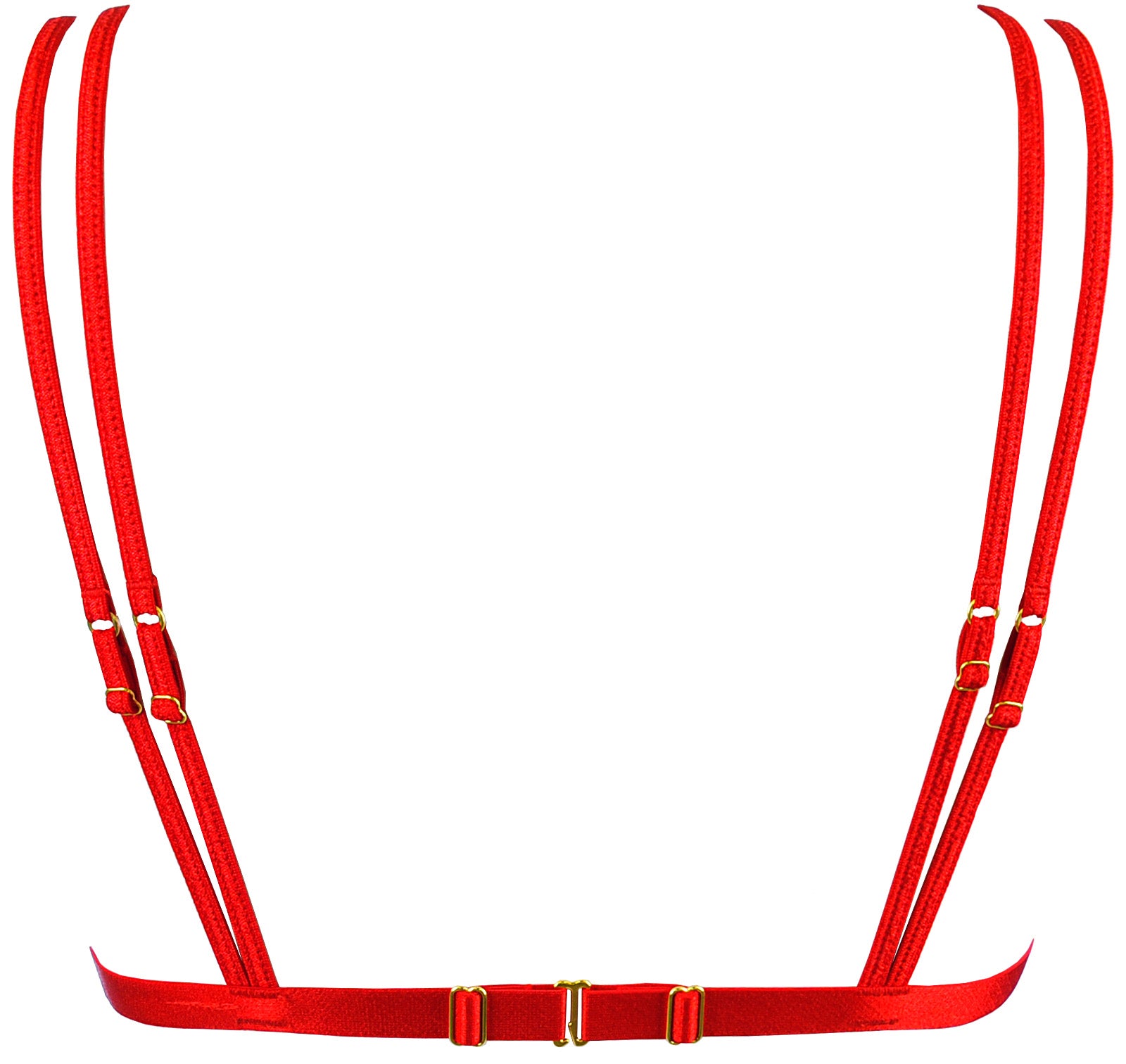 Zara Black or Red Detail Bralette