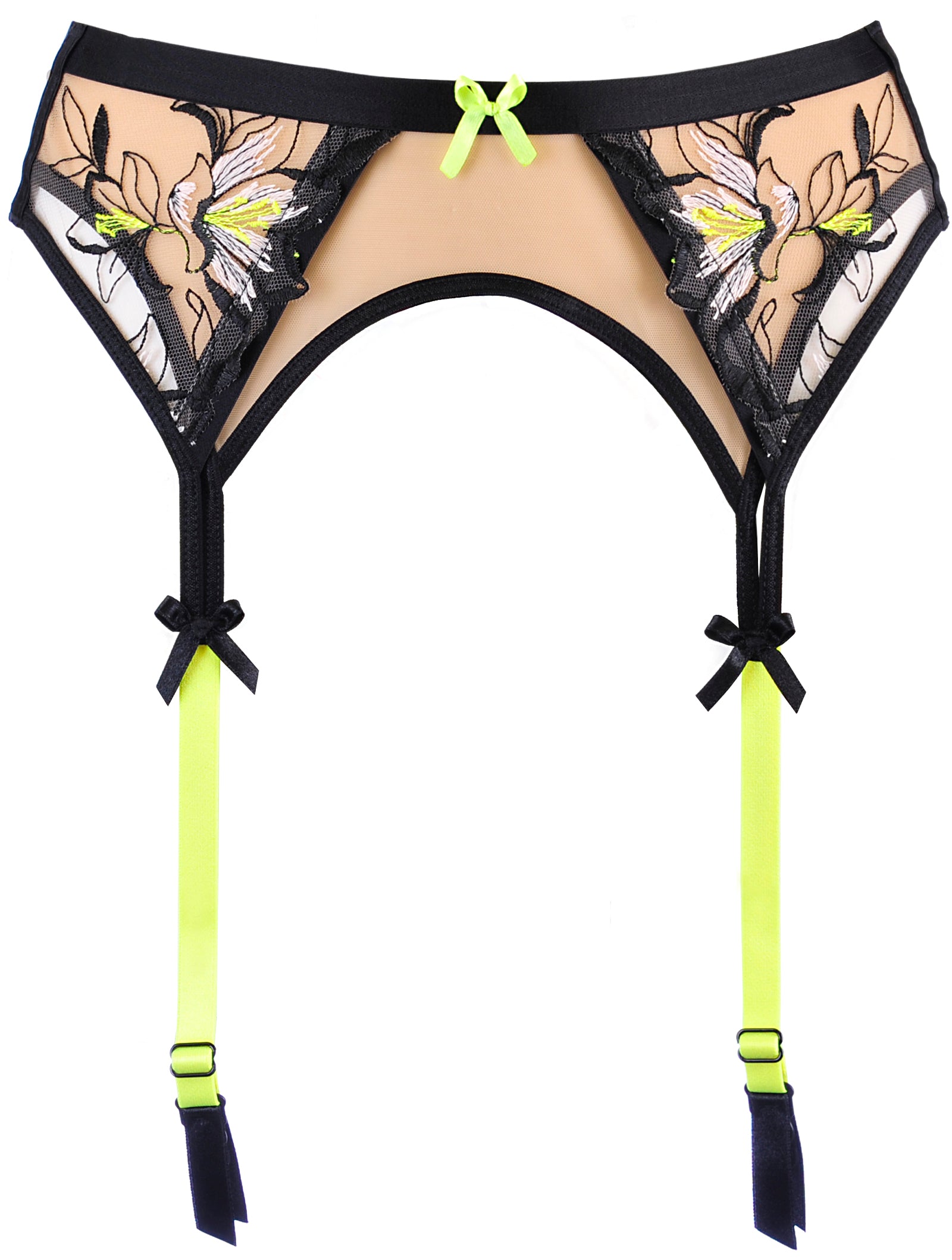 Sienna Garter Black Floral