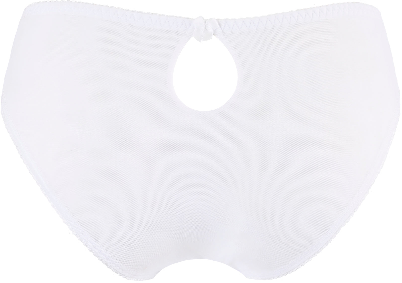 Vera White Lace Brief
