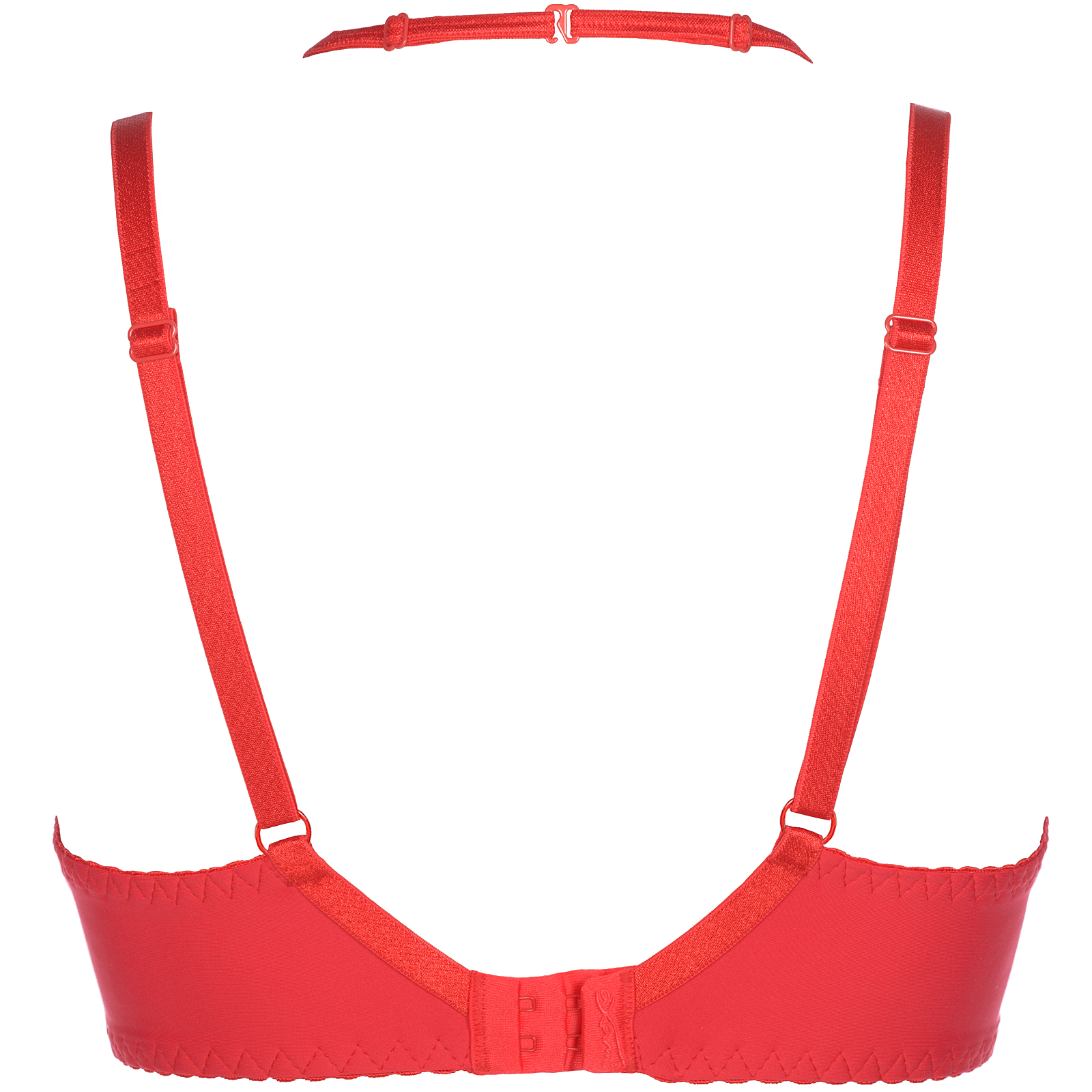 Signet Half Padded Bra Red