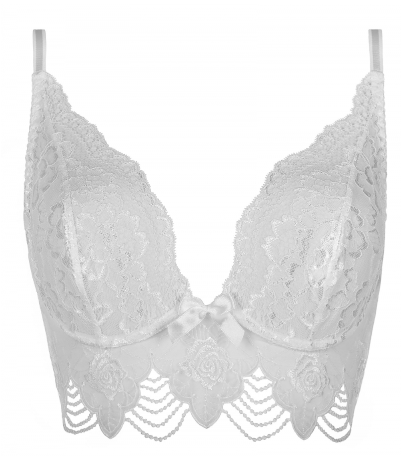 Ayla Corset Bra White