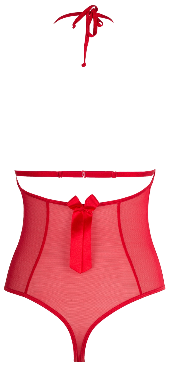 Noa Red Lace Bodysuit