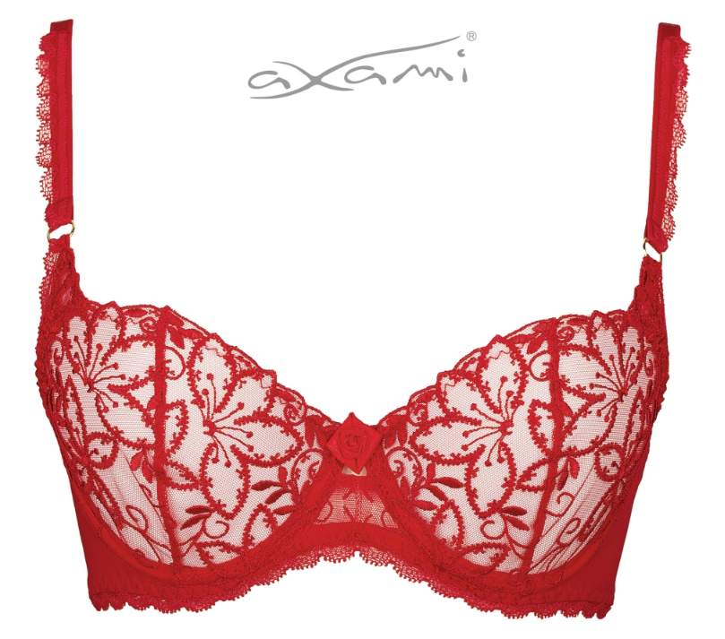 Vin Rouge Soft Bra Red