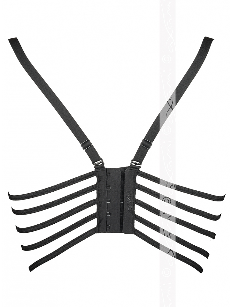 Dorado Corset Bra Black & Gold