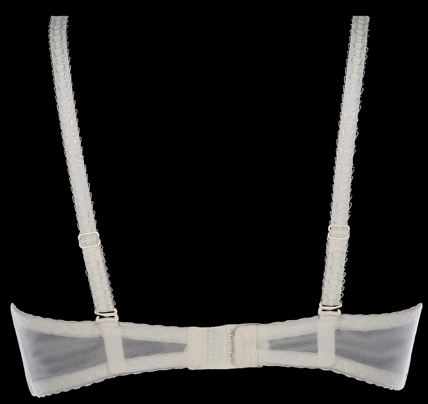 Serment Cream Lace Push Up Bra