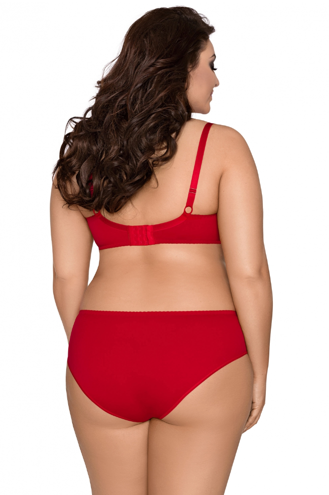 Signet Half Padded Bra Red