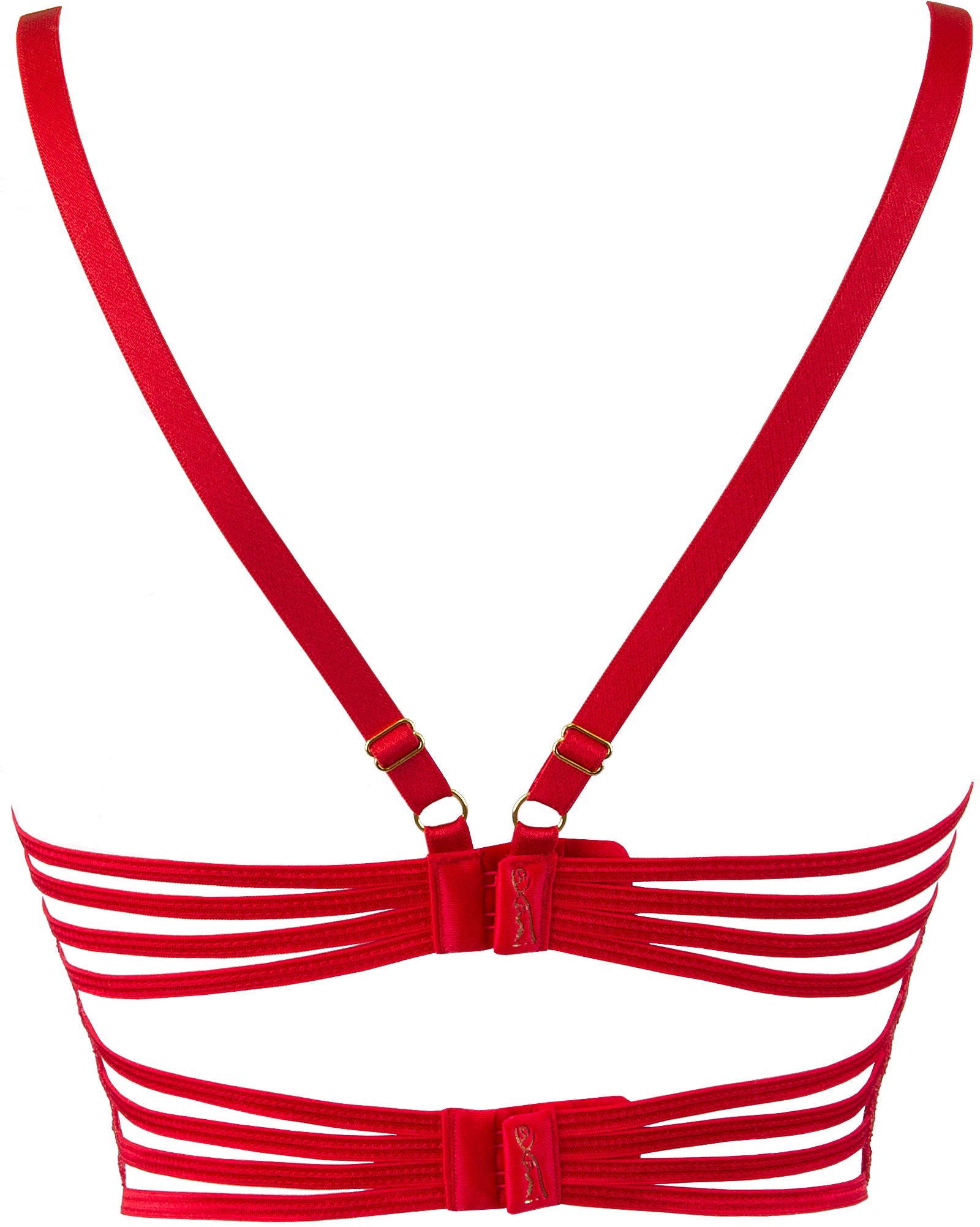 Azalea Corset Bra Red