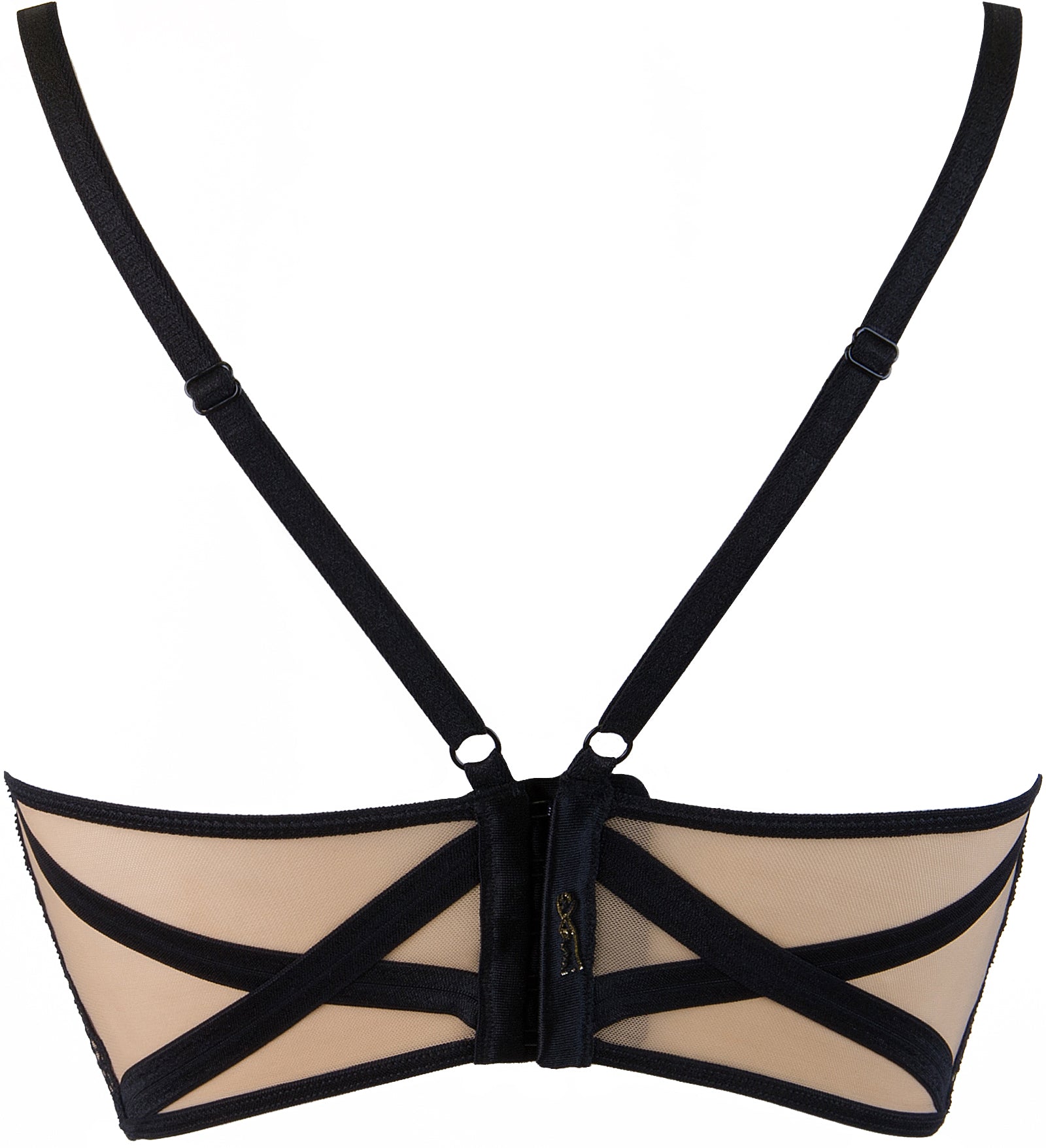 Riley Corset Bra Black