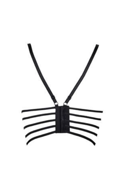 Sunset Corset Bra Black