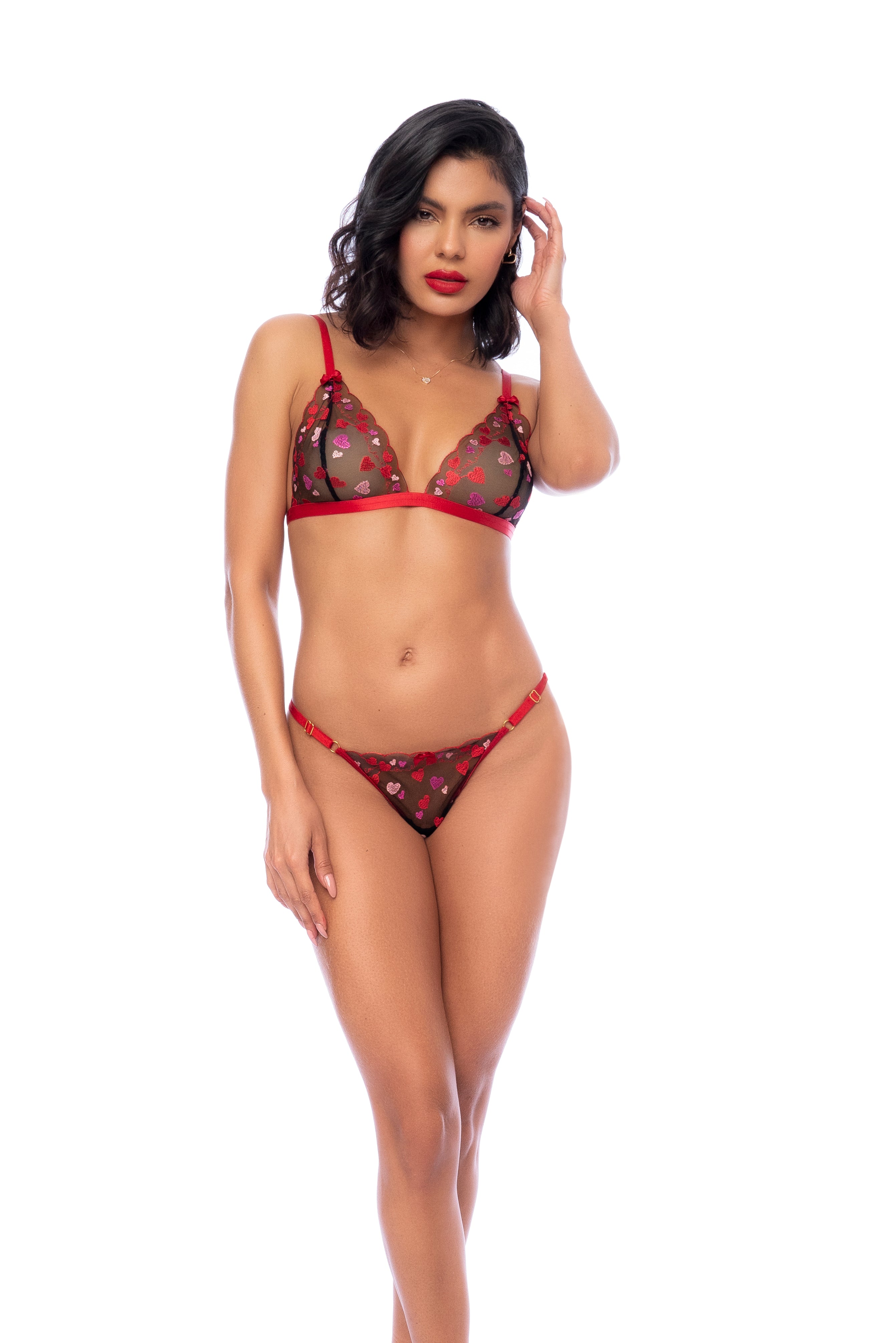 Ricci Soft Bralette Heart Set