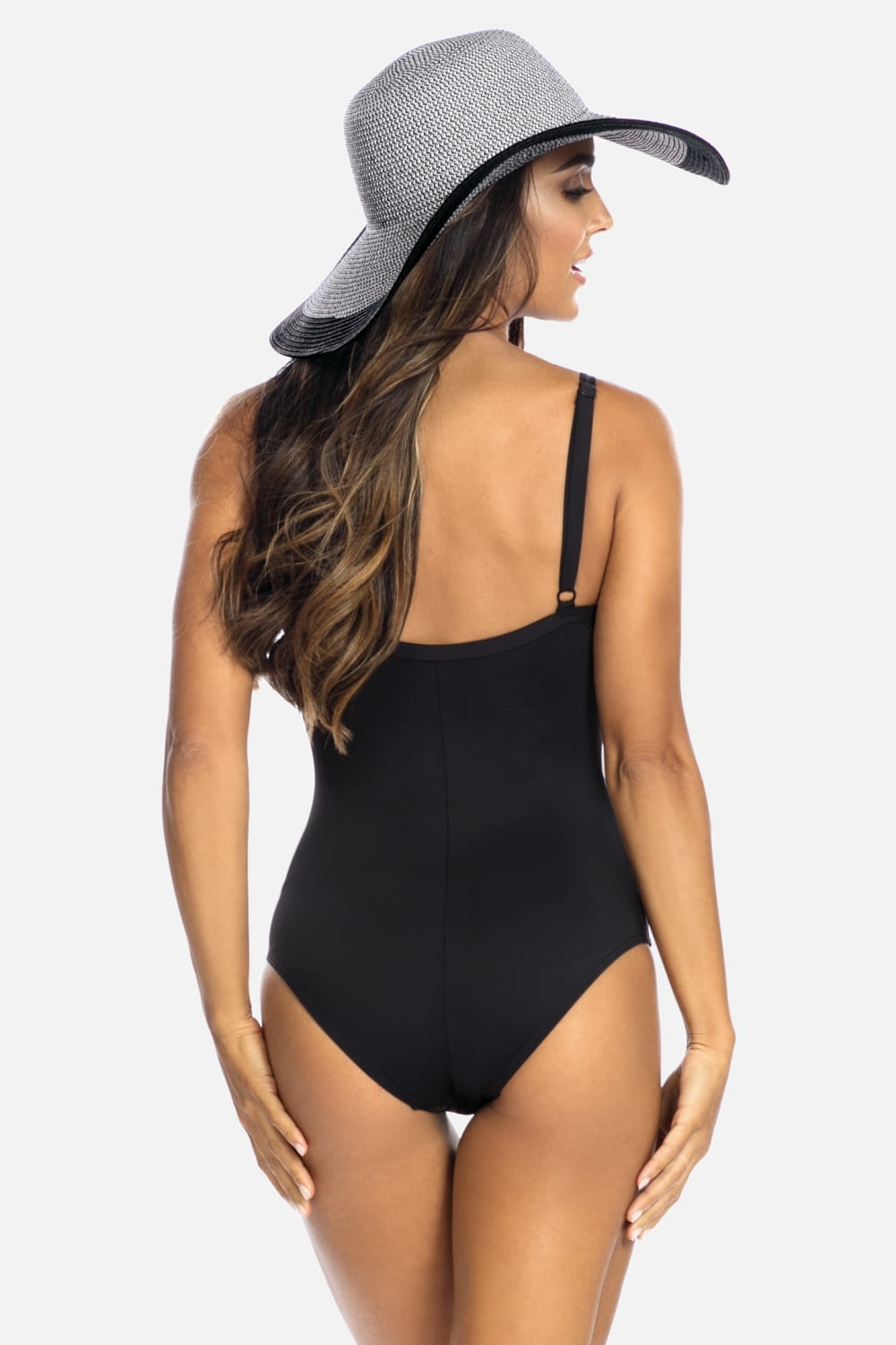 Seaside Chic One Piece Black & Silver