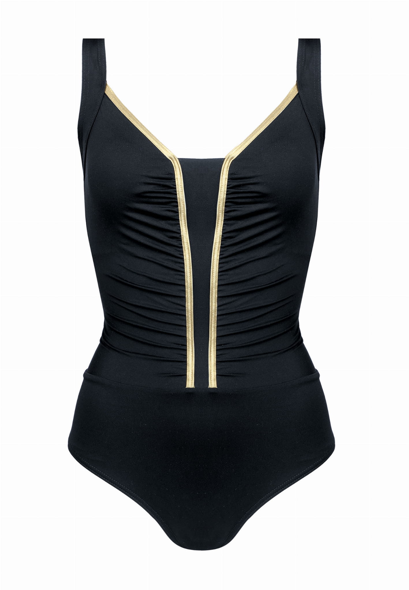 Sunset Glam One Piece Black & Gold