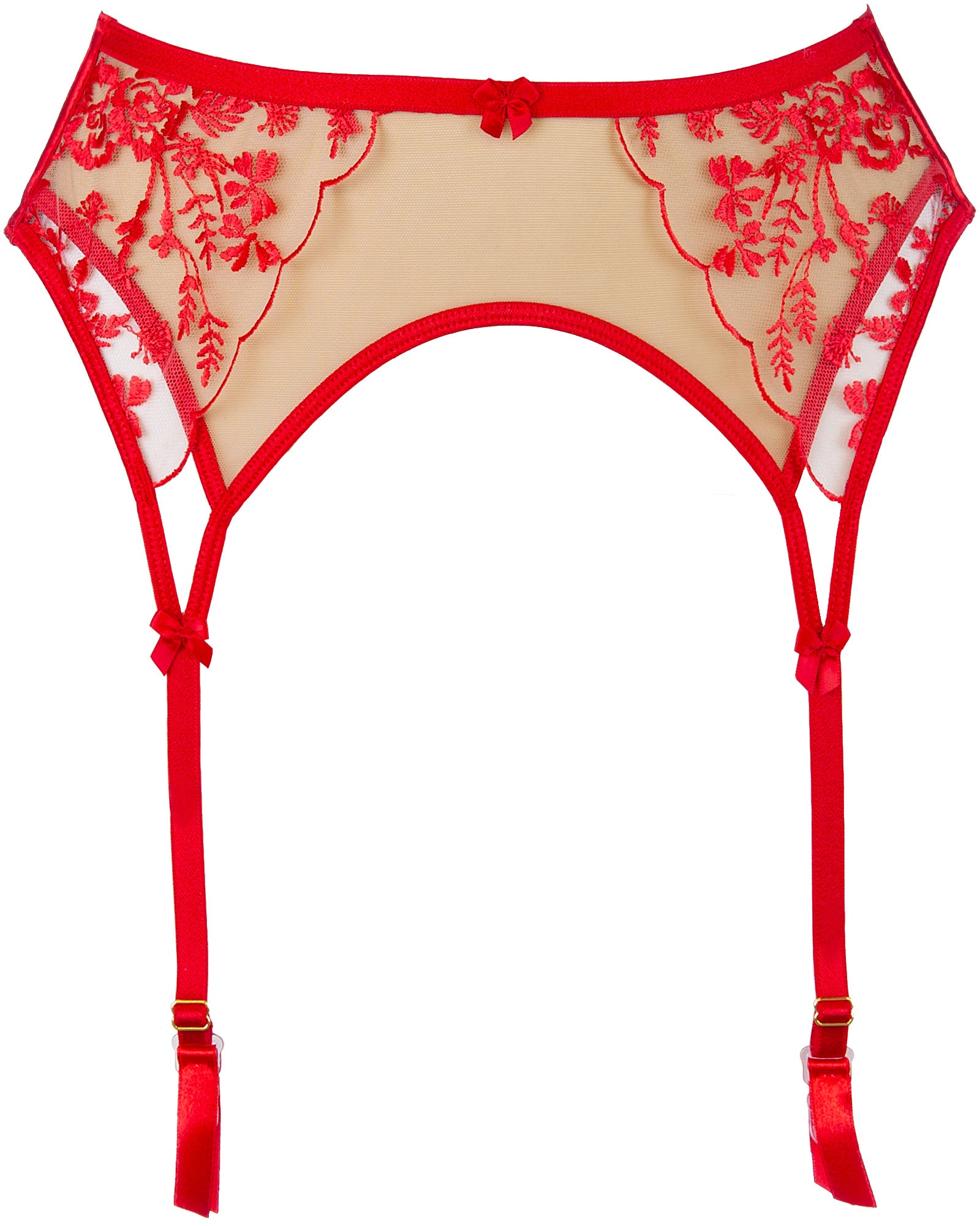 Roza Red Garter